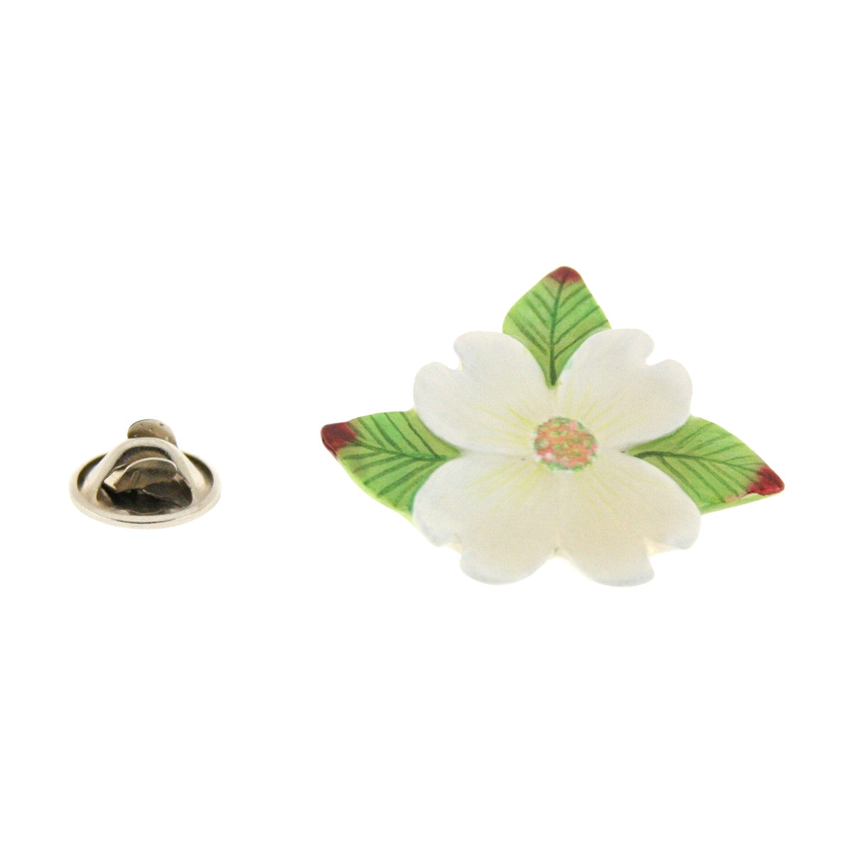 Dogwood Flower Pin ~ Hand Painted ~ Lapel Pin ~ Sarah's Treats & Treasures